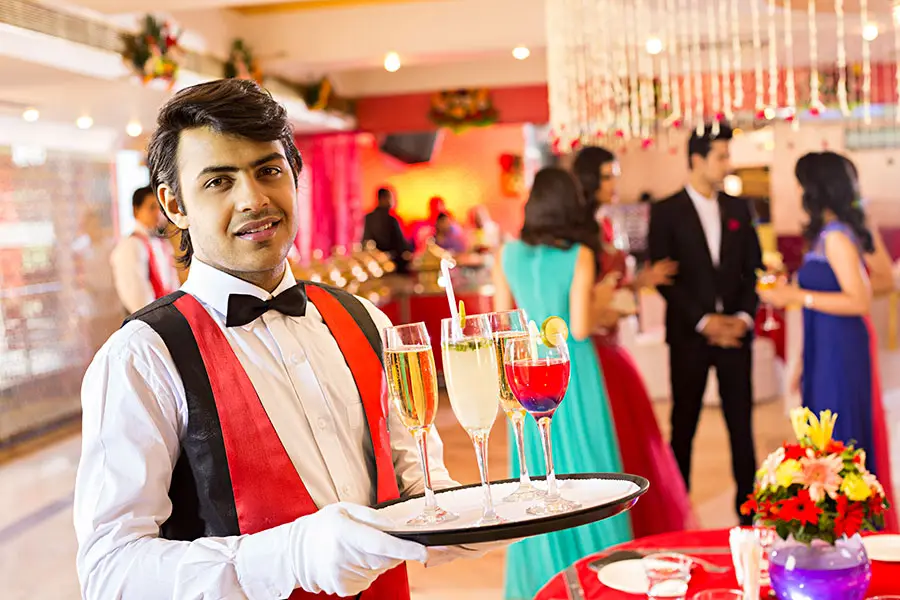 Wedding catering setup by Shree Gajanan Caterers in Jaipur