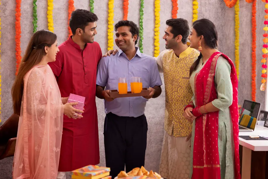 Wedding catering setup by Shree Gajanan Caterers in Jaipur