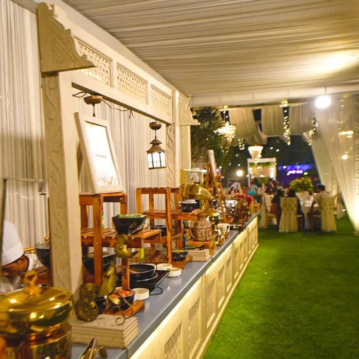 Live food station and buffet counter by Shree Gajanan Caterers