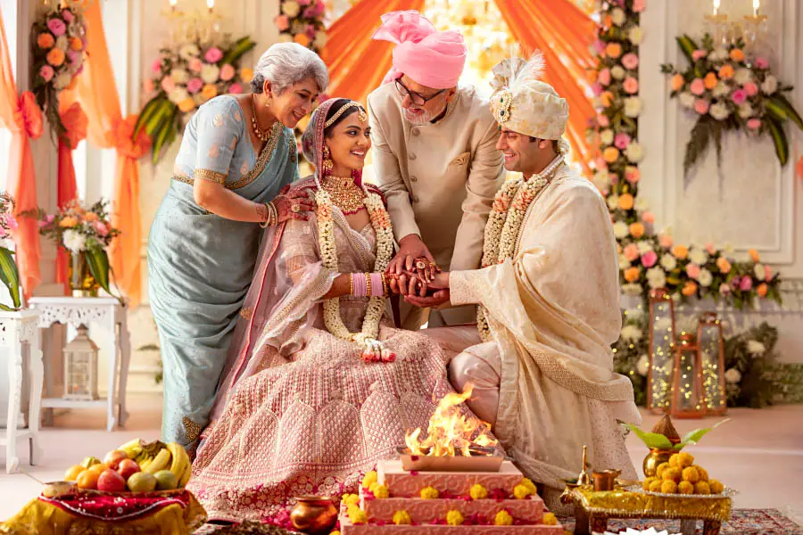 Wedding catering setup by Shree Gajanan Caterers in Jaipur