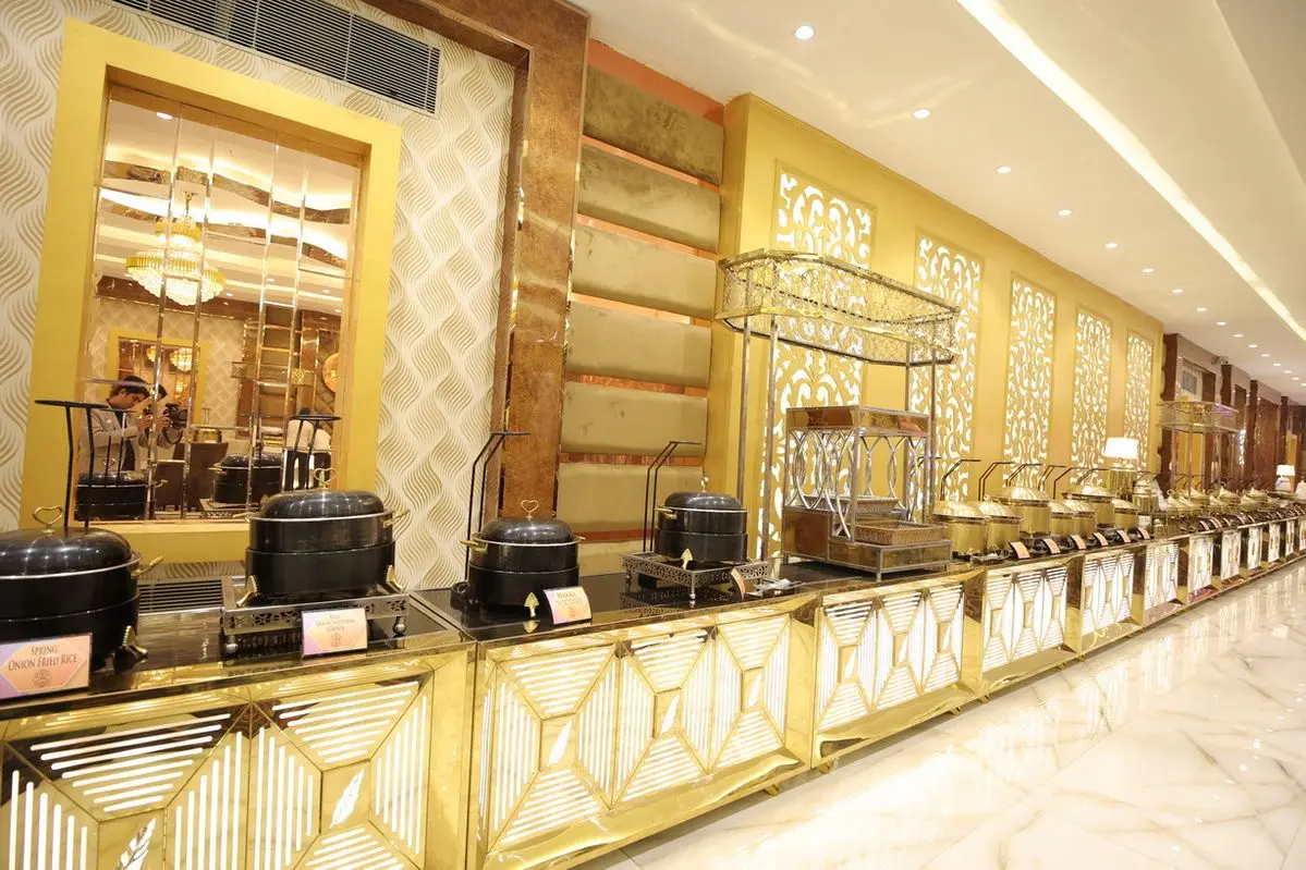 Wedding catering setup by Shree Gajanan Caterers in Jaipur