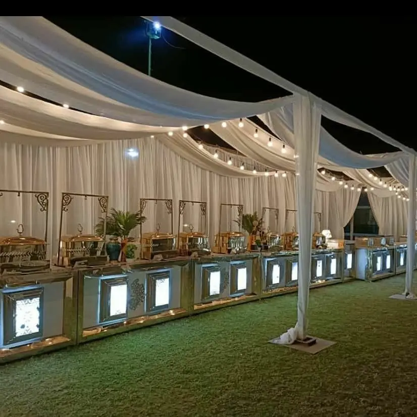 Live food station and buffet counter by Shree Gajanan Caterers