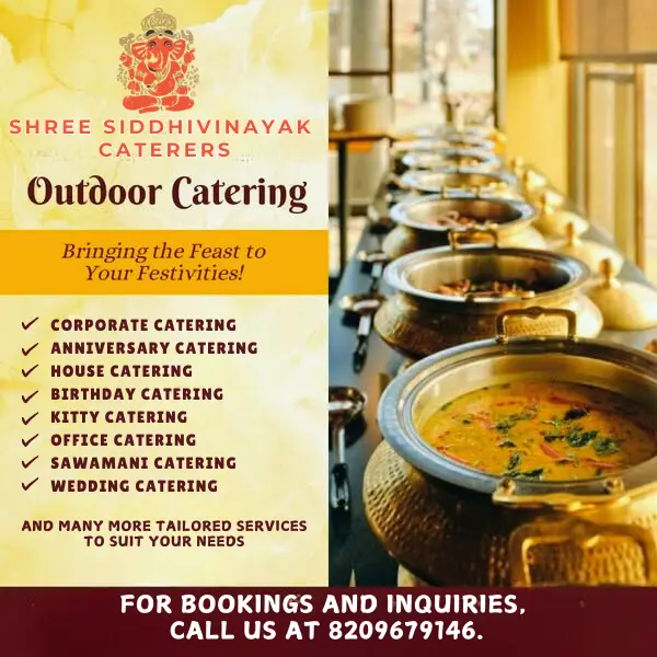 Live food station and buffet counter by Shree Gajanan Caterers