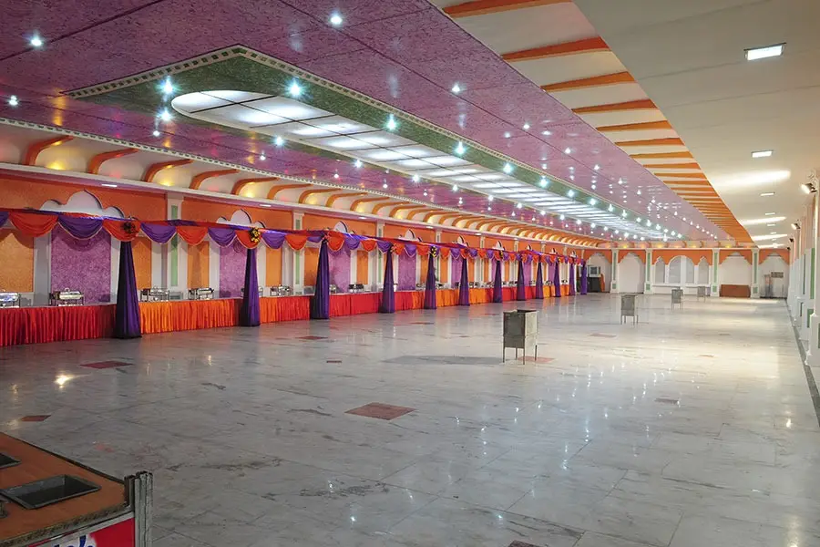 Wedding catering setup by Shree Gajanan Caterers in Jaipur