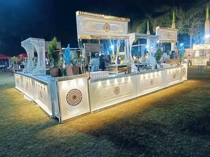 Live food station and buffet counter by Shree Gajanan Caterers
